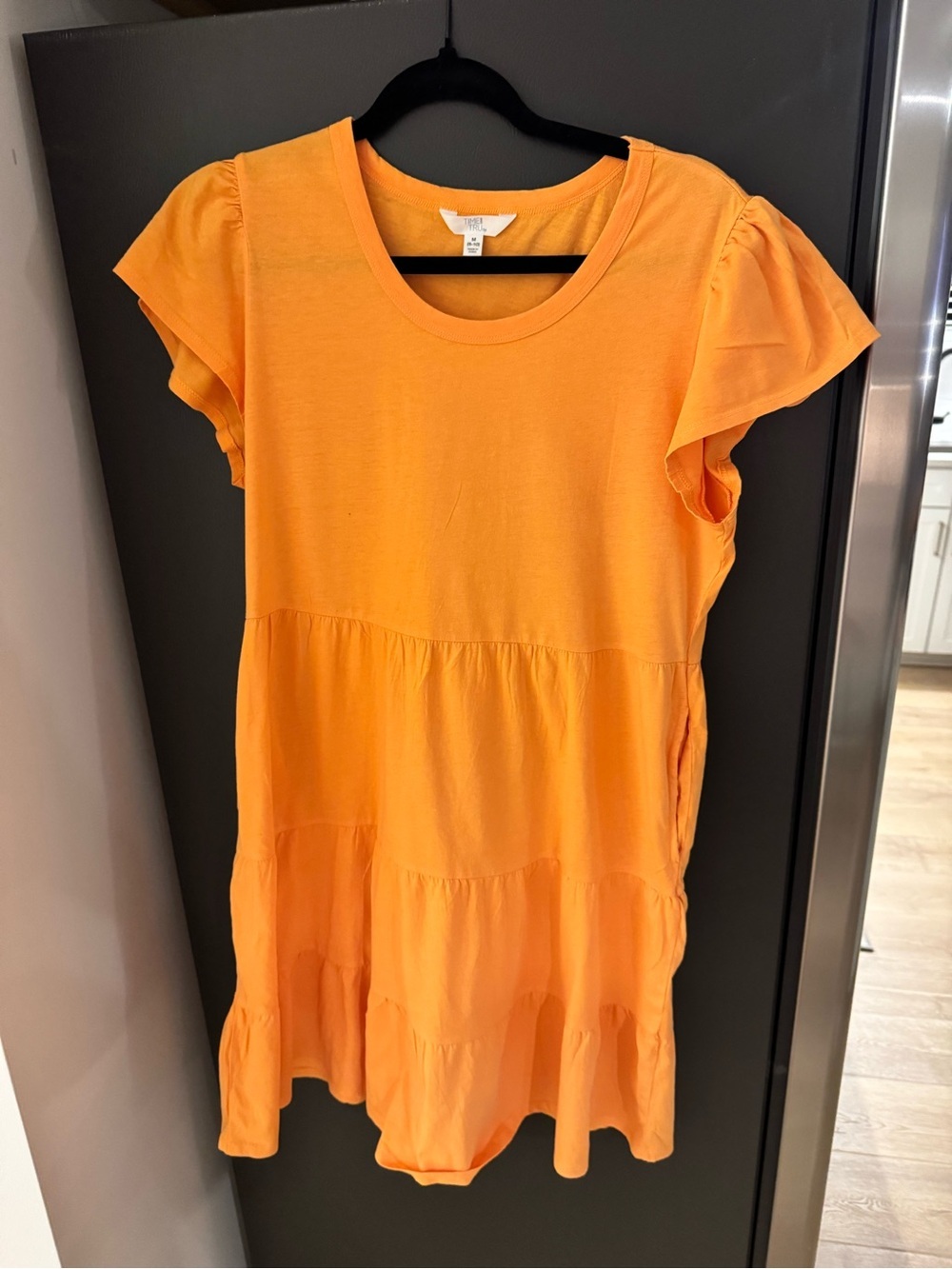 Time and Tru Orange mini Dress